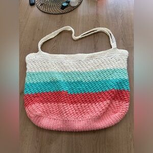 Crochet tote bag